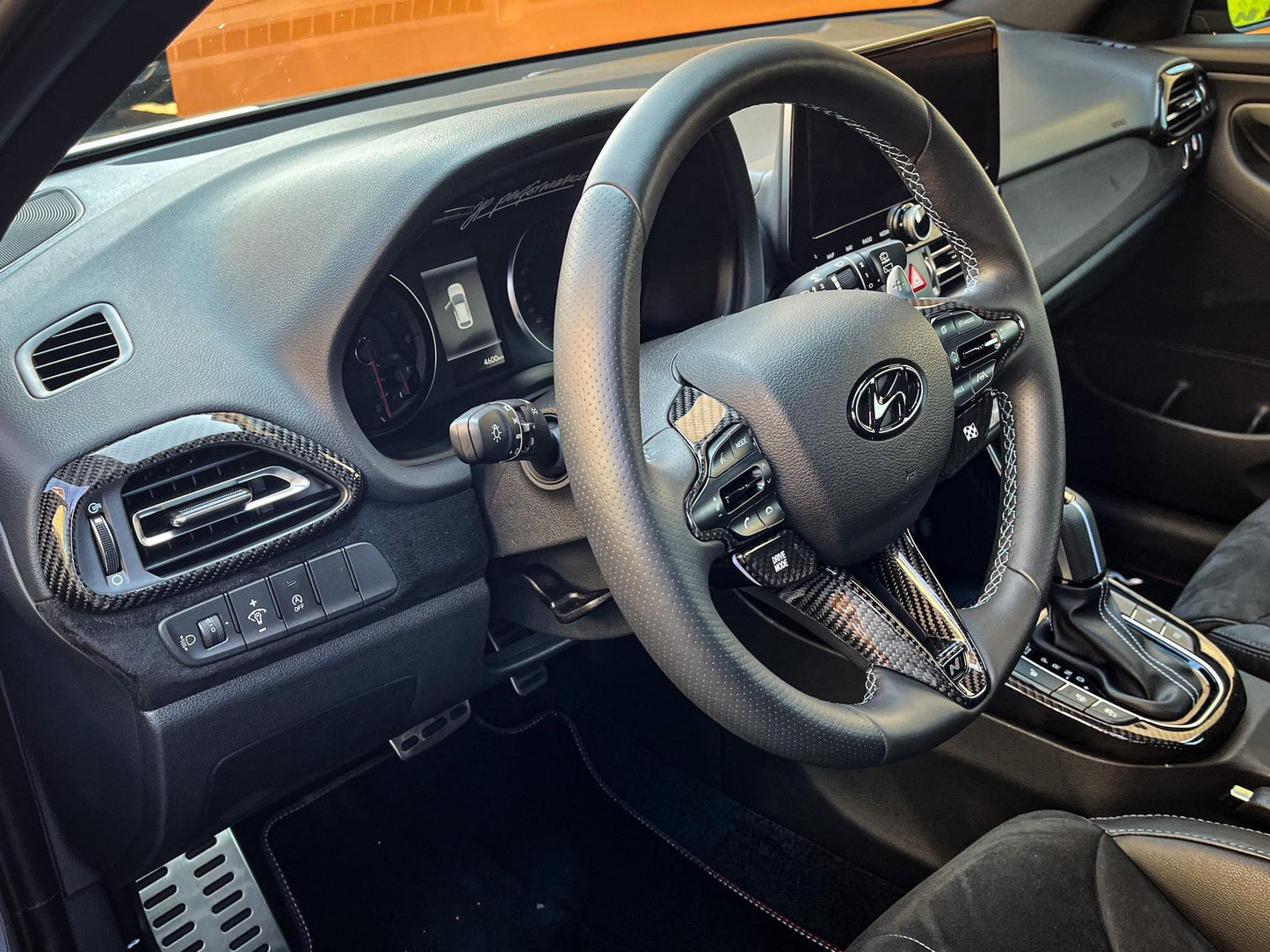 WST-Carbon Echtcarbon Cover Lüftungsdüsen Hyundai I30N PDE