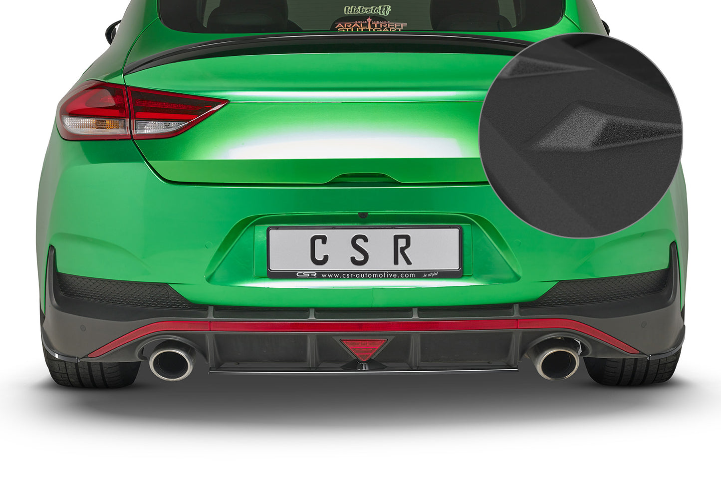 CSR Heckansatz für Hyundai i30 N Fastback | mittig | HA261