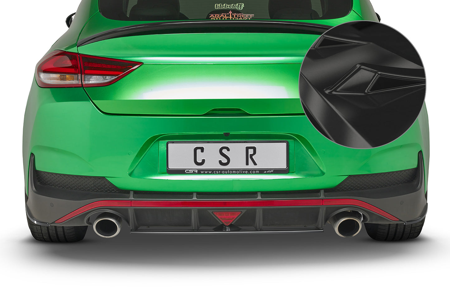CSR Heckansatz für Hyundai i30 N Fastback | mittig | HA261