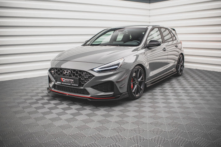 Maxton Design Cup Spoilerlippe Front Ansatz Hyundai i30 N Facelift (2020-) inkl. Fastback | V.3