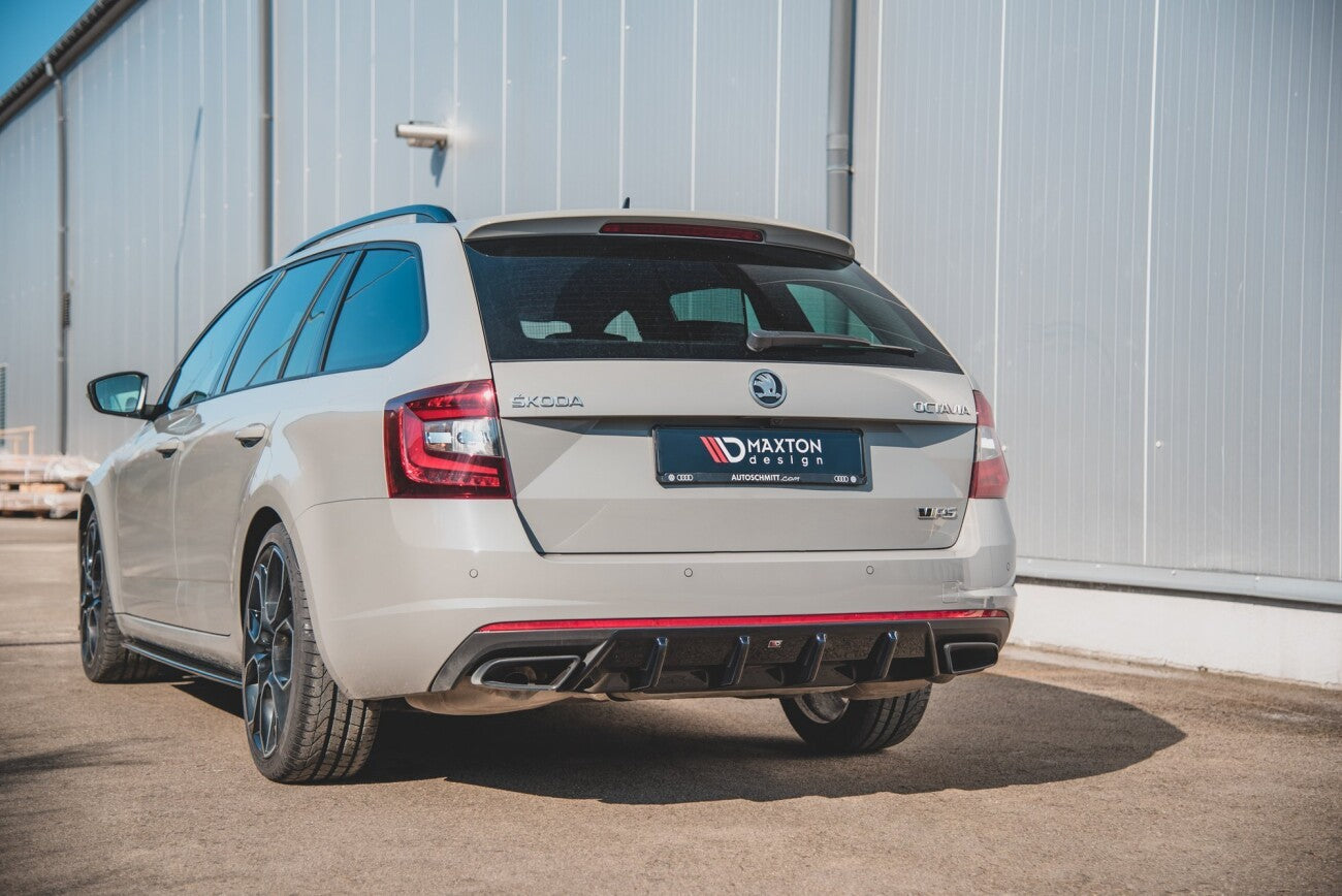 Maxton Design Heck Ansatz Diffusor V.1 für Skoda OCTAVIA III RS inkl. Facelift (2013-2019)