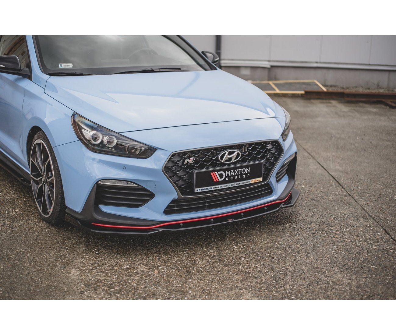 Cup Spoilerlippe Front Ansatz V.4 für Hyundai I30 N Mk3 Hatchback/ Fastback