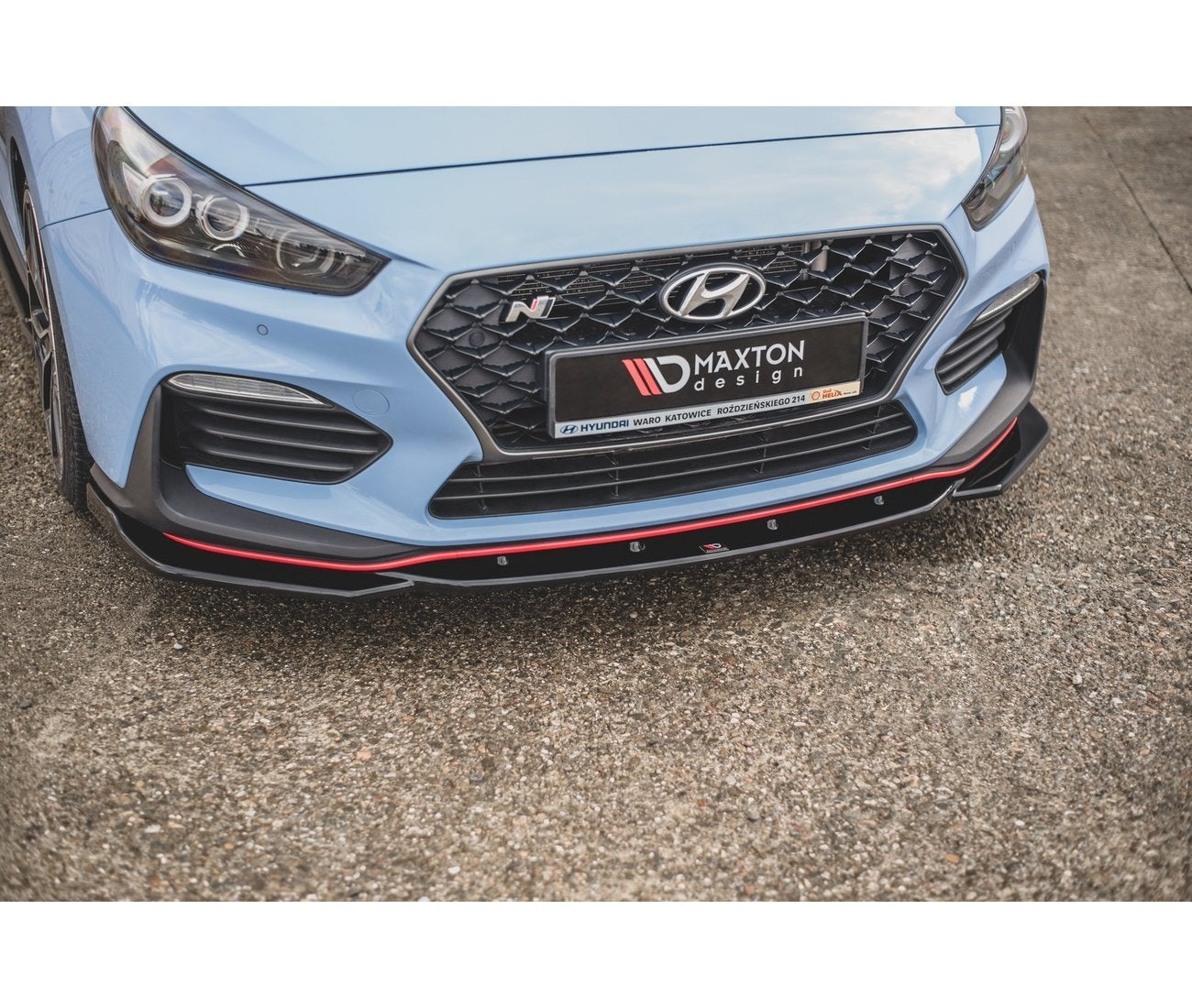 Cup Spoilerlippe Front Ansatz V.4 für Hyundai I30 N Mk3 Hatchback/ Fastback