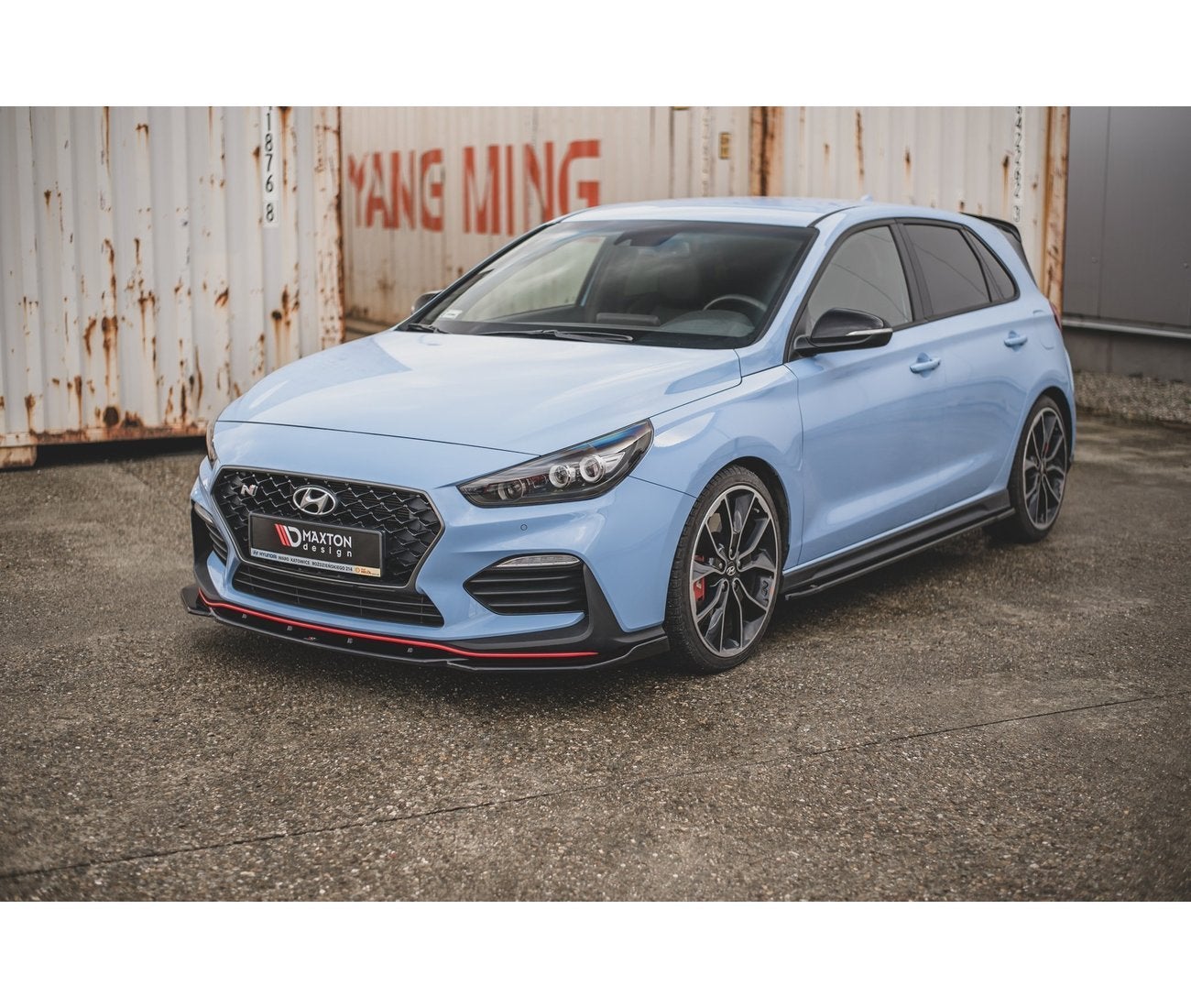 Cup Spoilerlippe Front Ansatz V.4 für Hyundai I30 N Mk3 Hatchback/ Fastback