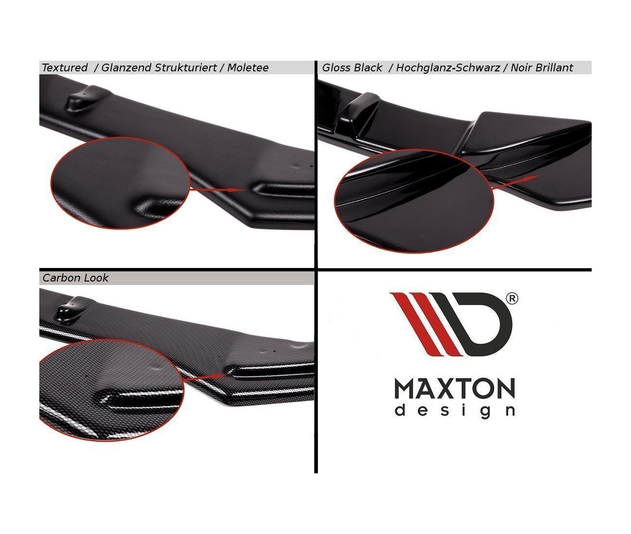 Heck Spoiler Aufsatz Abrisskante für Hyundai I20 N Mk3