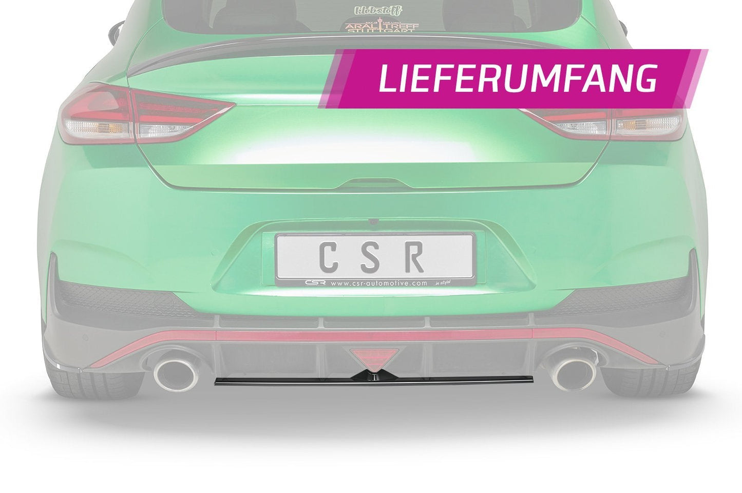 Heckansatz für Hyundai I30 N (PD) Fastback