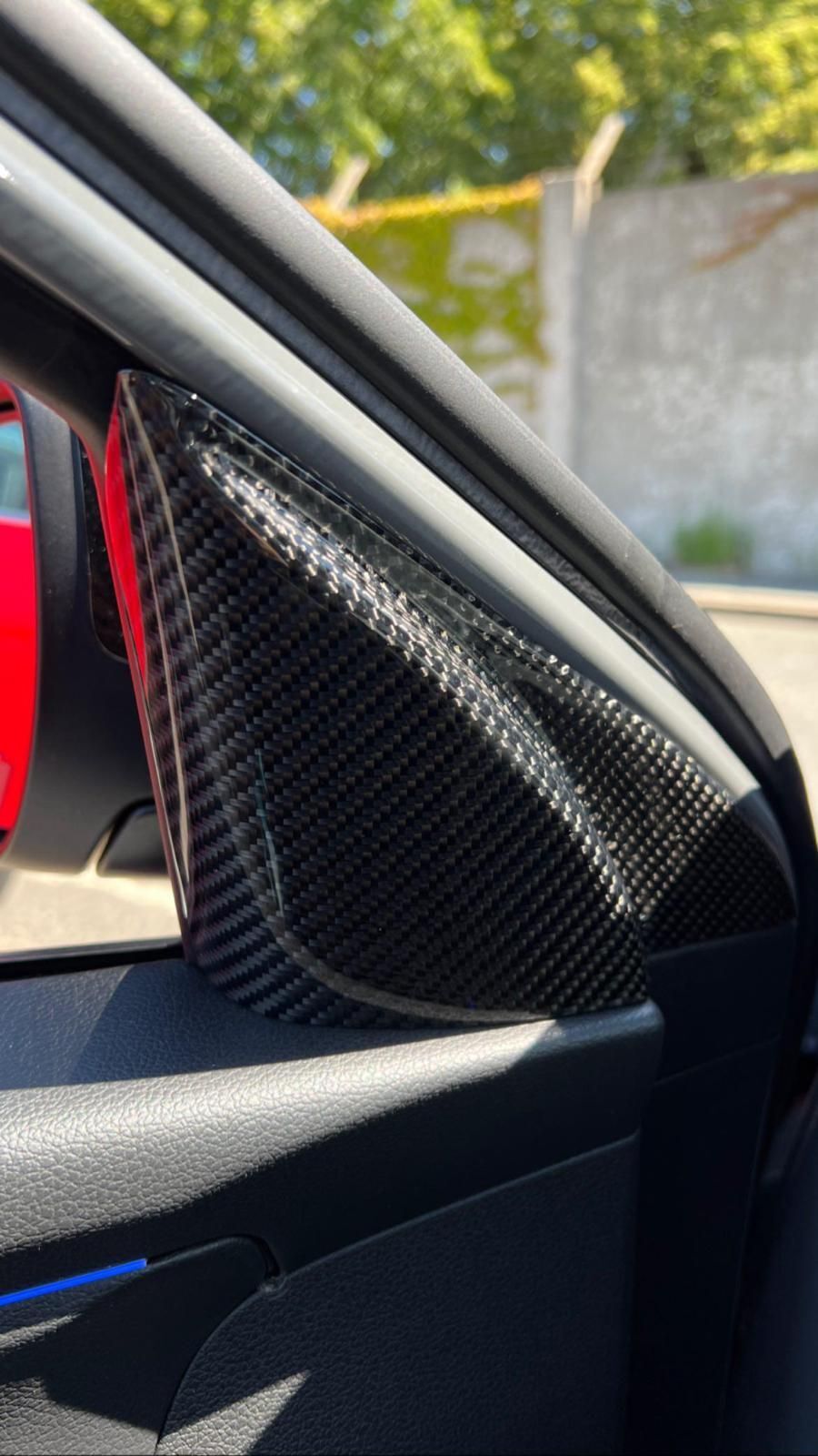 WST-Carbon Echtcarbon Cover Spiegeldreiecke i30N Front
