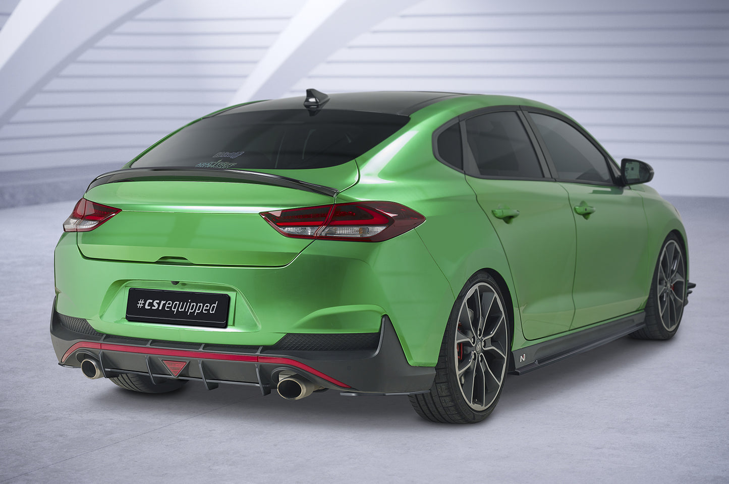 CSR Racing Diffusor/Heckansatz für Hyundai i30N Fastback (2018-) | mittig | HA329