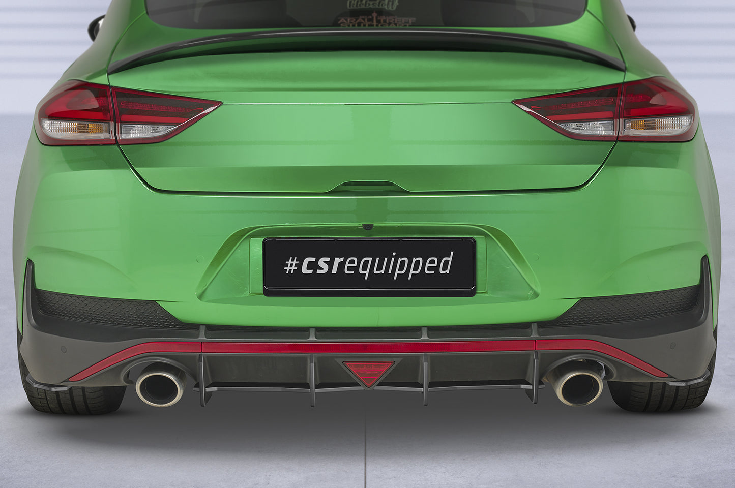 CSR Racing Diffusor/Heckansatz für Hyundai i30N Fastback (2018-) | mittig | HA329