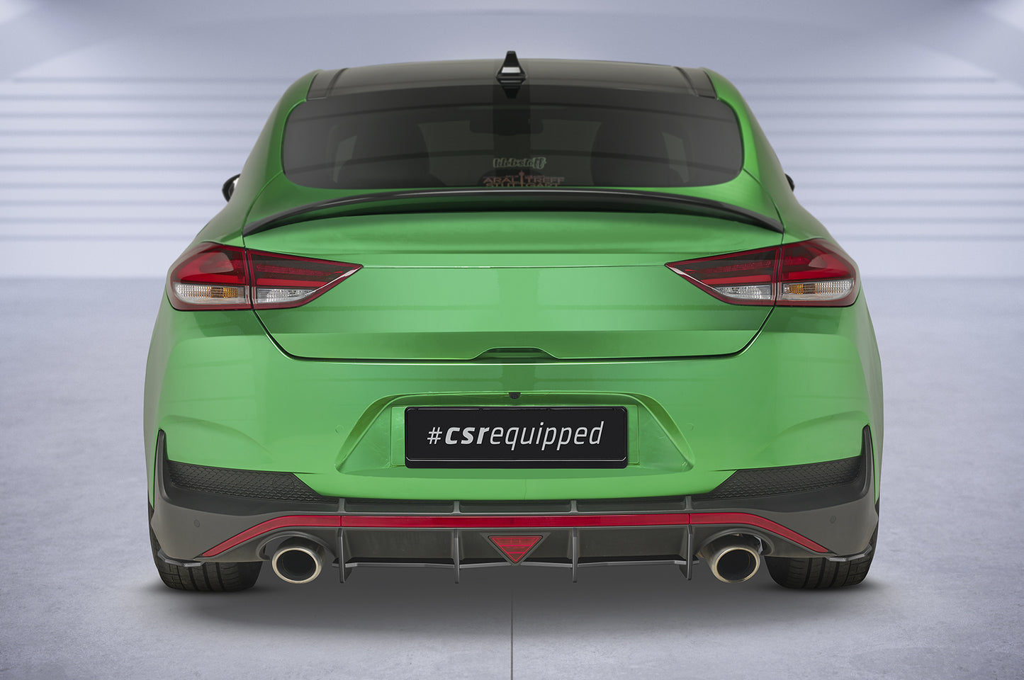 CSR Racing Diffusor/Heckansatz für Hyundai i30N Fastback (2018-) | mittig | HA329