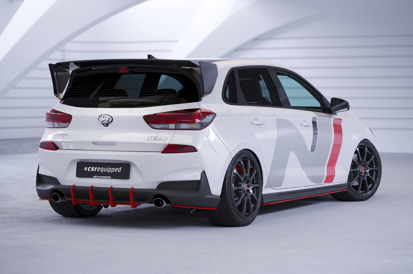 CSR Racing Diffusor/Heckansatz für Hyundai i30 N (2017-2019) Hatchback | HA330