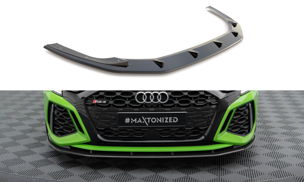 Maxton Design Carbon Fiber Front Splitter für Audi RS3 (8Y) (2020-)