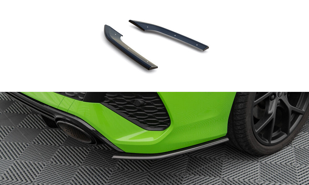 Maxton Design Carbon Fiber Heck Ansatz Flaps Diffusor für Audi RS3 Limousine (8Y) (2020-)