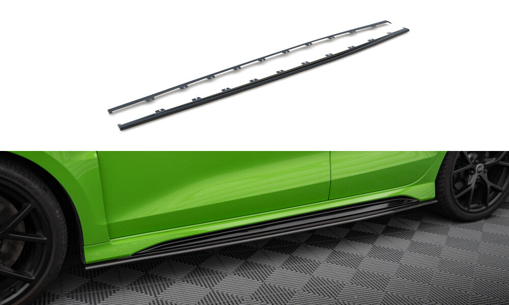 Maxton Design Carbon Fiber Seitenschweller für Audi RS3 Limousine 8Y