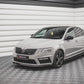 Maxton Design Cup Spoilerlippe Front Ansatz V.1 für Skoda Octavia RS Mk3 Facelift (2016-2019)