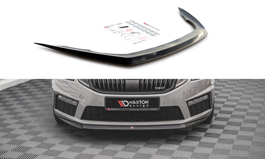 Maxton Design Cup Spoilerlippe Front Ansatz V.1 für Skoda Octavia RS Mk3 Facelift (2016-2019)