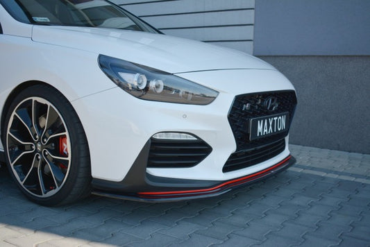 Maxton Design Cup Spoilerlippe Front Ansatz Hyundai i30 N (2017-2019) inkl. Fastback | V.2