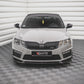 Maxton Design Cup Spoilerlippe Front Ansatz V.2 für Skoda Octavia RS Mk3 Facelift (2016-2019)