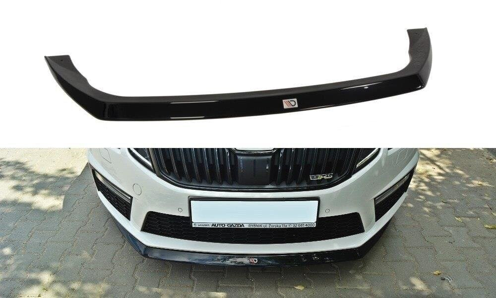 Maxton Design Cup Spoilerlippe Front Ansatz V.2 für Skoda Octavia RS Mk3 (2013-2016)