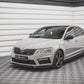 Maxton Design Cup Spoilerlippe Front Ansatz V.3 für Skoda Octavia III RS Facelift (2016-2019)