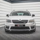 Maxton Design Cup Spoilerlippe Front Ansatz V.3 für Skoda Octavia RS Mk3 (2013-2016)