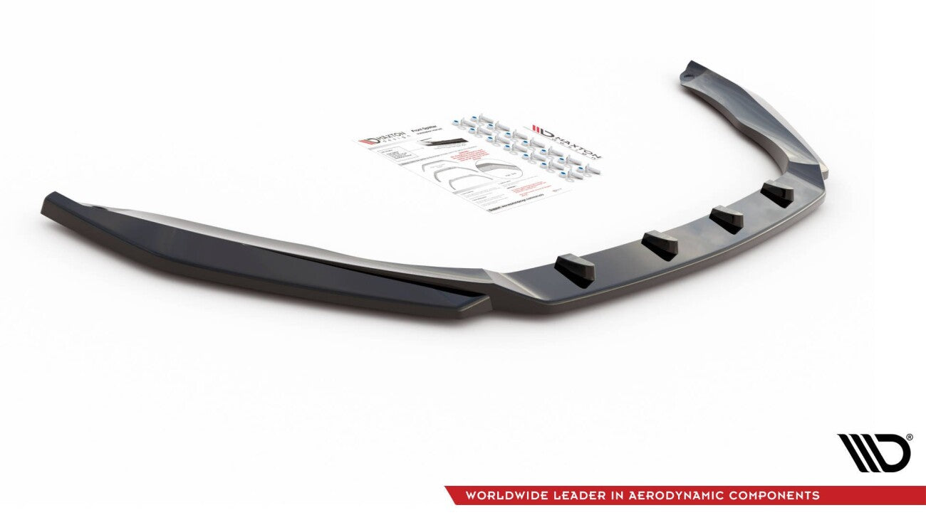Maxton Design Cup Spoilerlippe Front Ansatz V.4 für Skoda Octavia RS Mk3 (2013-2016)