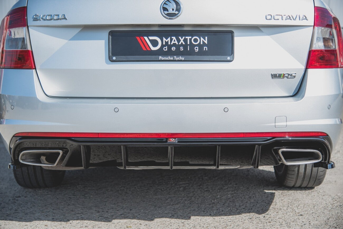 Maxton Design Heck Ansatz Diffusor V.2 für Skoda OCTAVIA III RS inkl. Facelift (2013-2019)