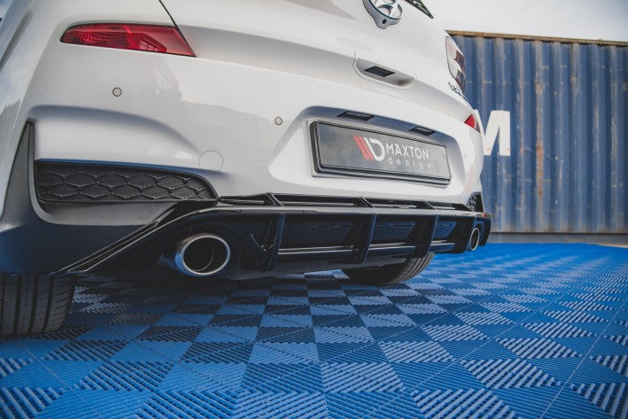 Maxton Design Heck Ansatz Diffusor Hyundai i30 N Hatchback (2017-2019) | V.3