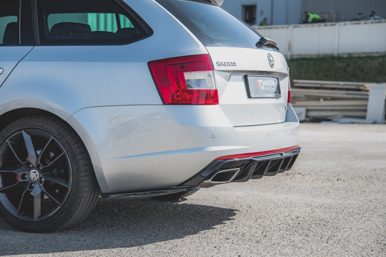 Maxton Design Heck Ansatz Flaps V.2 für Skoda OCTAVIA III RS inkl. Facelift (2013-2019)