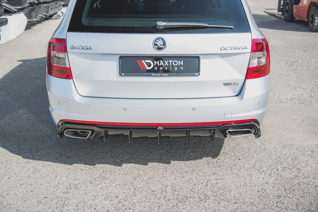 Maxton Design Heck Ansatz Flaps V.2 für Skoda OCTAVIA III RS inkl. Facelift (2013-2019)