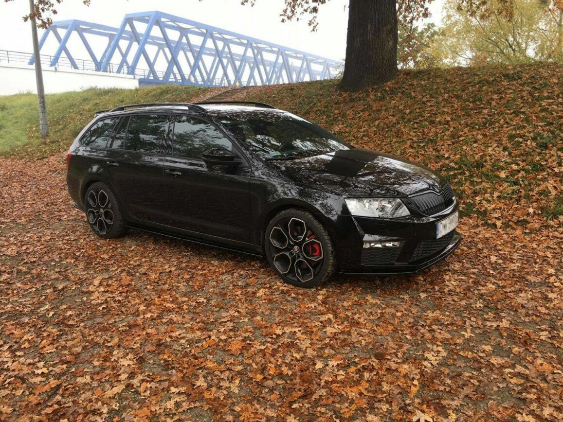 Maxton Design Dachkantenspoiler Aufsatz-Abrisskante für Skoda OCTAVIA III RS inkl. Facelift Combi (2013-2019)