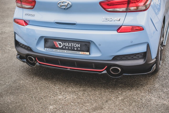 Maxton Design Mittlerer Cup Diffusor Heck Ansatz Hyundai i30 N (2017-2019) | DTM Look