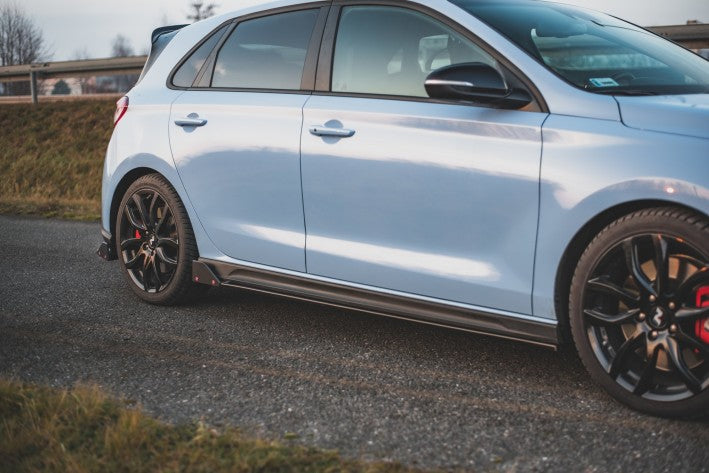 Maxton Design Seitenschweller Ansatz Cup Leisten Hyundai i30 N (2017-2019) inkl. Fastback | V.5 + Flaps