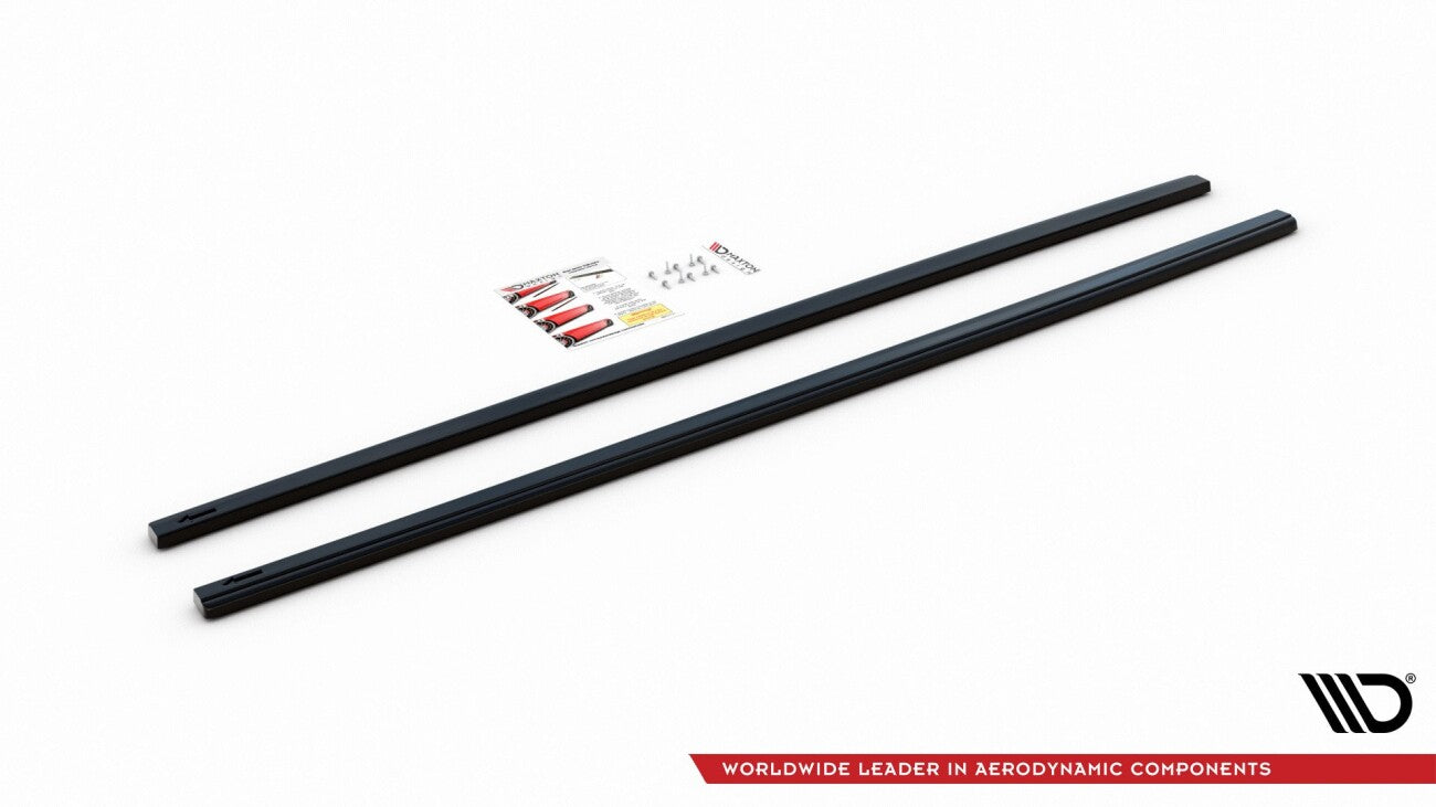 Maxton Design Seitenschweller Ansatz Cup Leisten für VW Golf 7 GTI Facelift (2017-2021) | V2