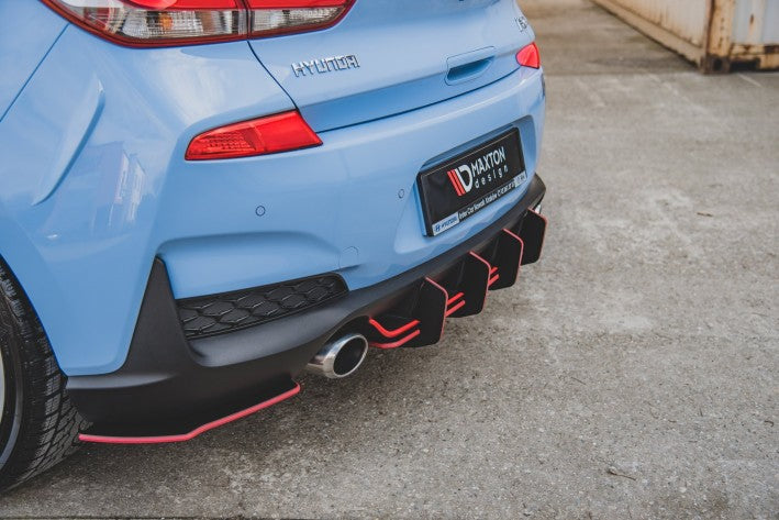Maxton Design Street Pro Heckschürze Hyundai i30 N (2017-2019) | V.2