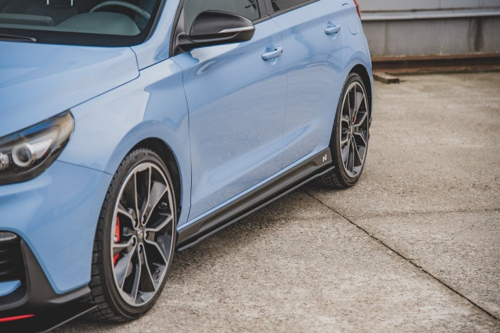 Maxton Design Street Pro Seitenschweller Ansatz Cup Leisten Hyundai i30 N (2017-2019) inkl. Fastback