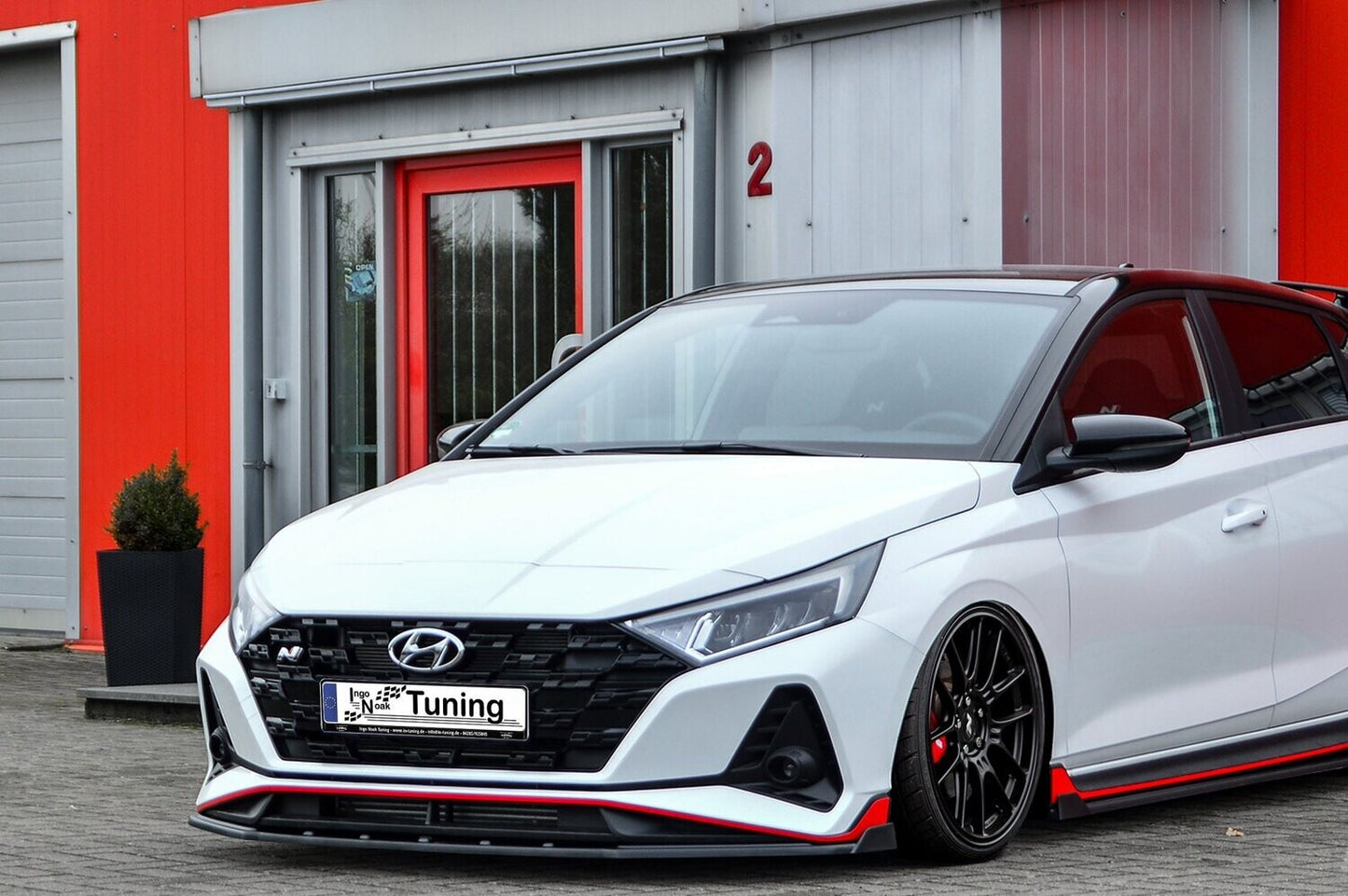 Ingo Noak Tuning Cup Frontspoilerlippe Hyundai i20 N Performance (21-) | mit/ohne Wing
