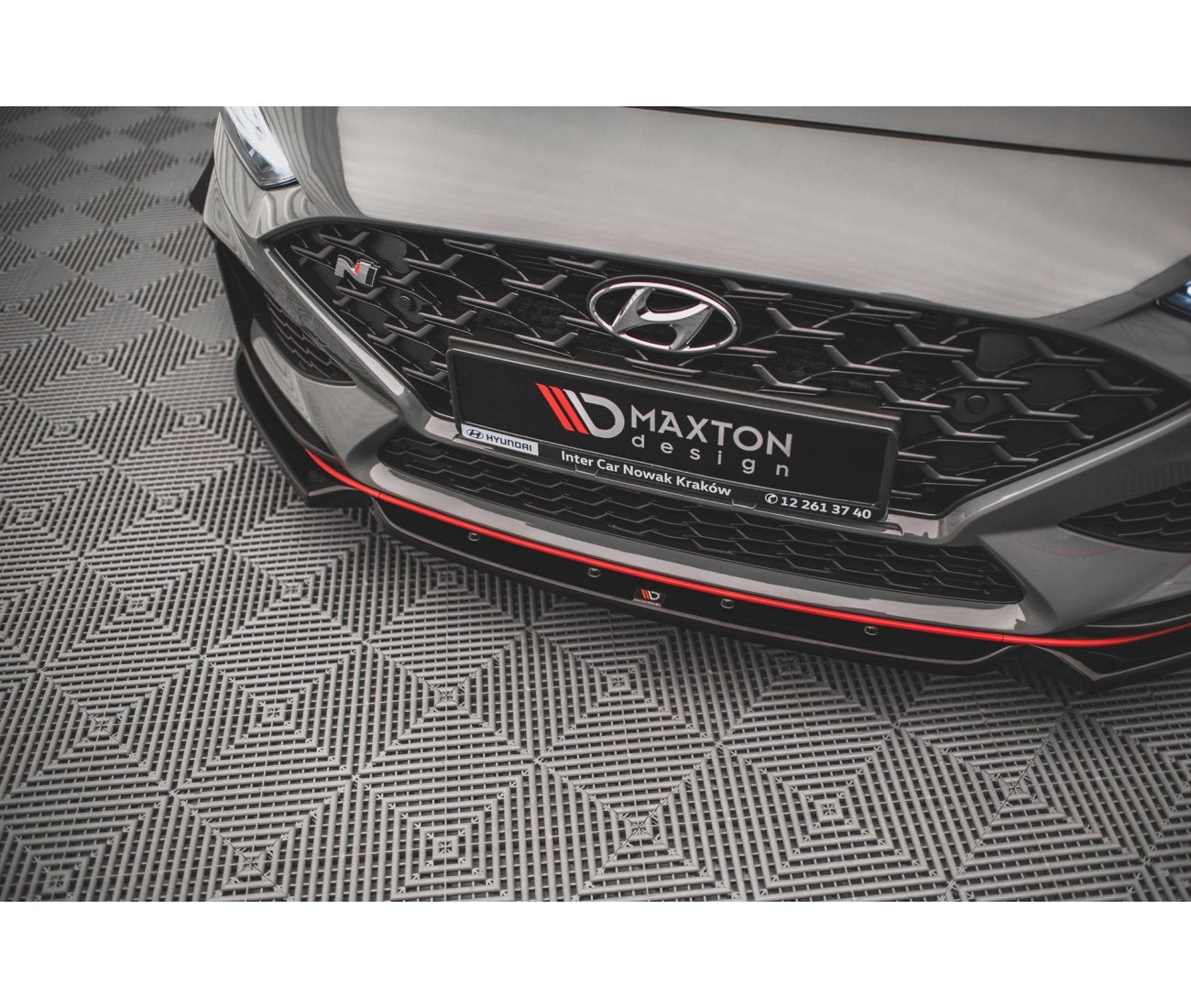 Cup Spoilerlippe Front Ansatz +Flaps für V.1 Hyundai I30 N Hatchback/Fastback Mk3 Facelift