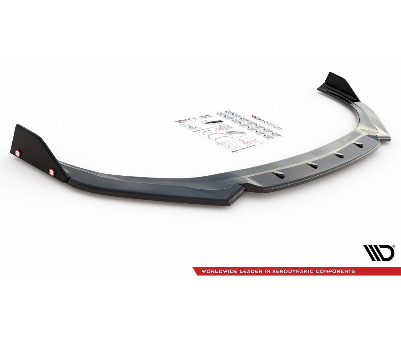 Cup Spoilerlippe Front Ansatz + Flaps V.6 für Hyundai I30 N Mk3 Hatchback/Fastback