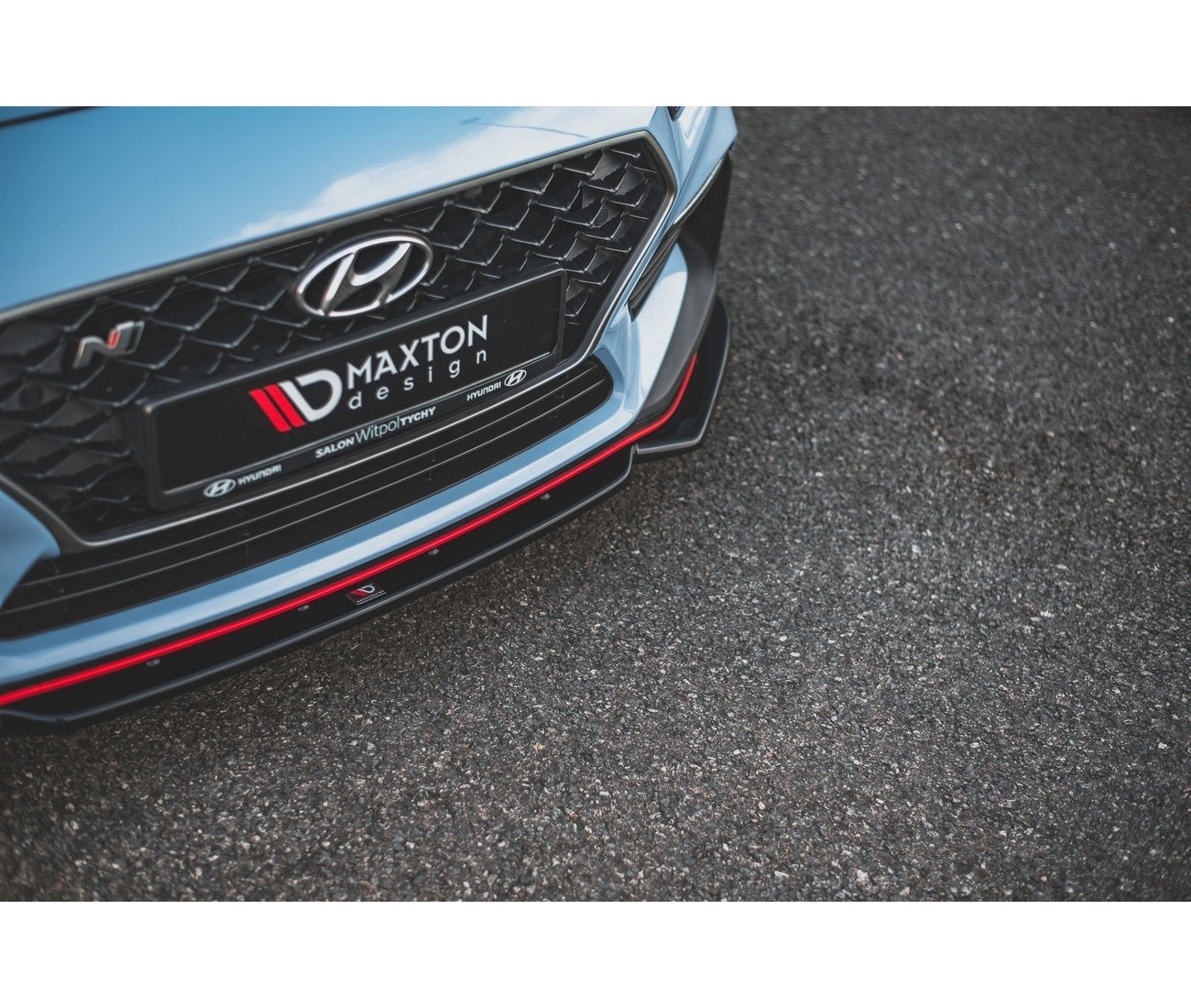 Cup Spoilerlippe Front Ansatz + Flaps V.6 für Hyundai I30 N Mk3 Hatchback/Fastback