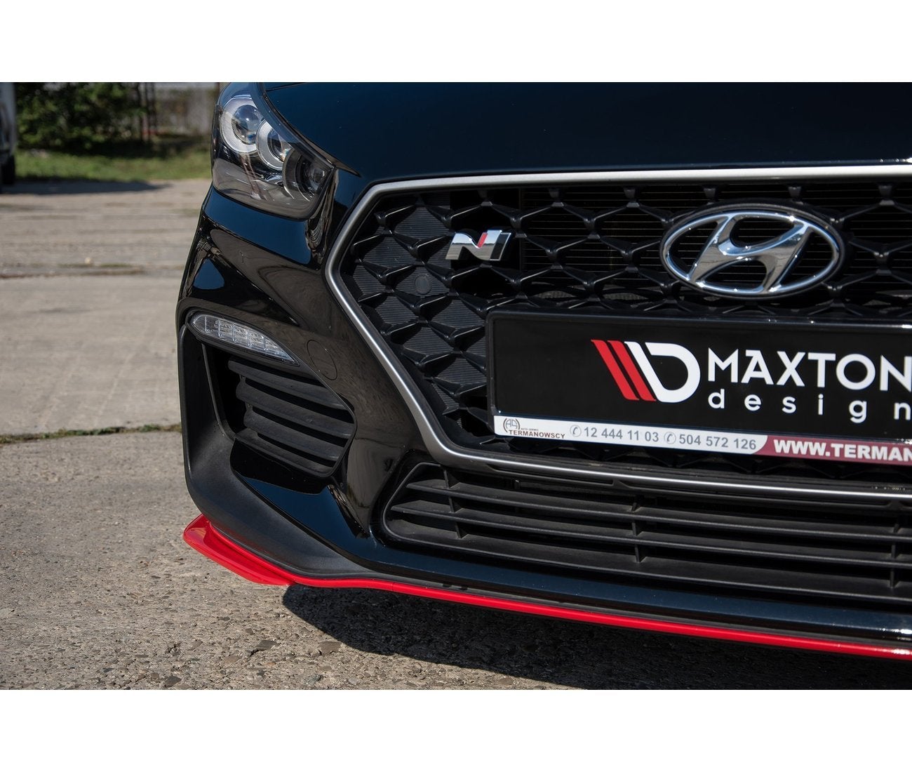 Cup Spoilerlippe Front Ansatz fürs Hyundai I30 N Mk3 Hatchback / Fastback