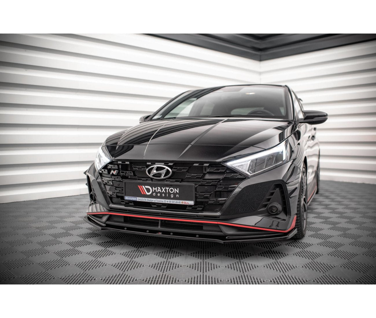 Cup Spoilerlippe Front Ansatz V.1 für Hyundai I20 N Mk3