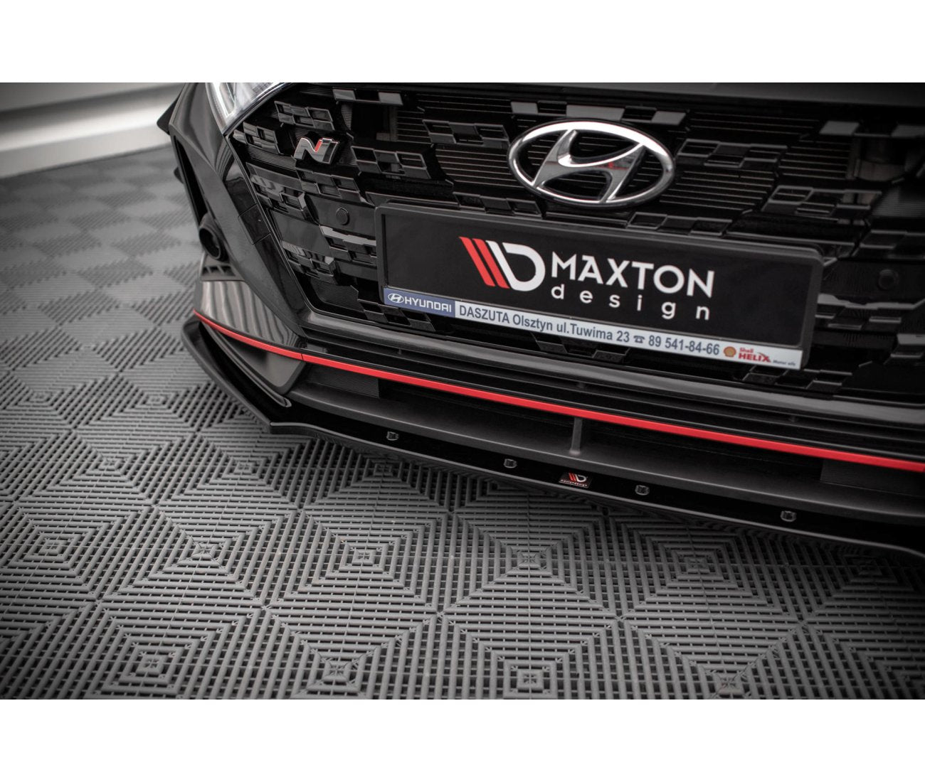 Cup Spoilerlippe Front Ansatz V.1 für Hyundai I20 N Mk3