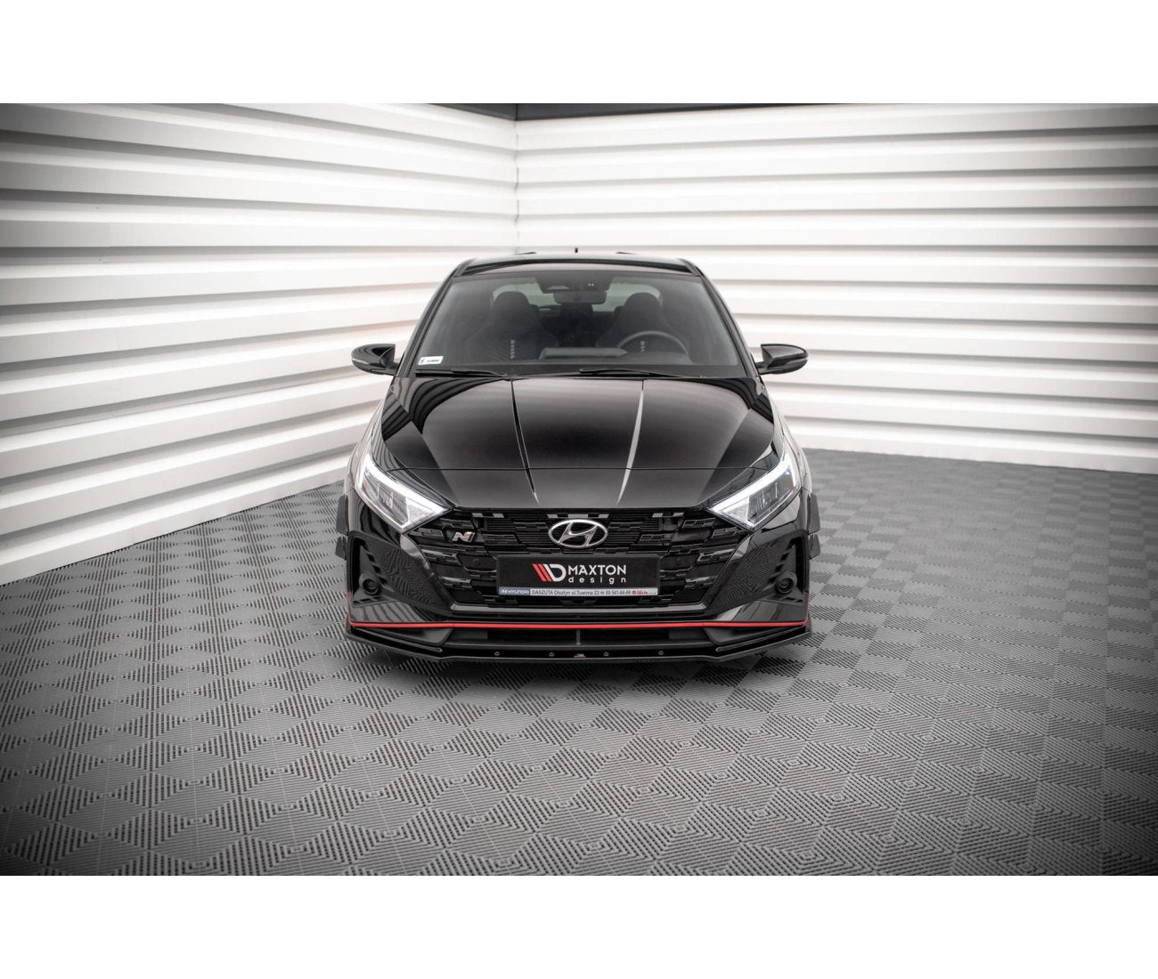 Cup Spoilerlippe Front Ansatz V.1 für Hyundai I20 N Mk3