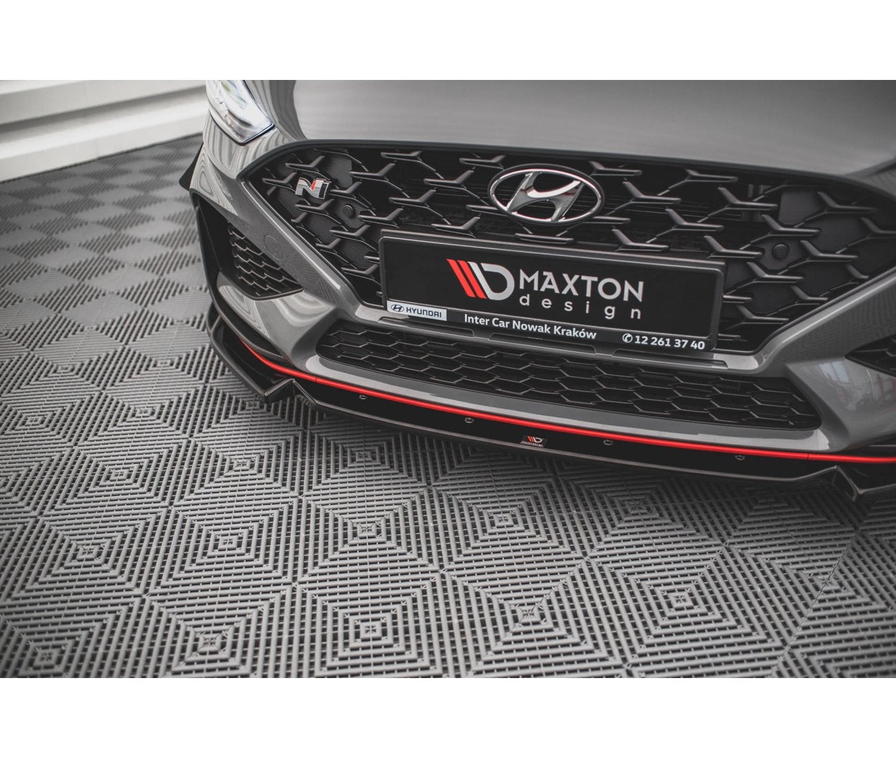 Cup Spoilerlippe Front Ansatz V.2 für Hyundai I30 N Hatchback/Fastback Mk3 Facelift
