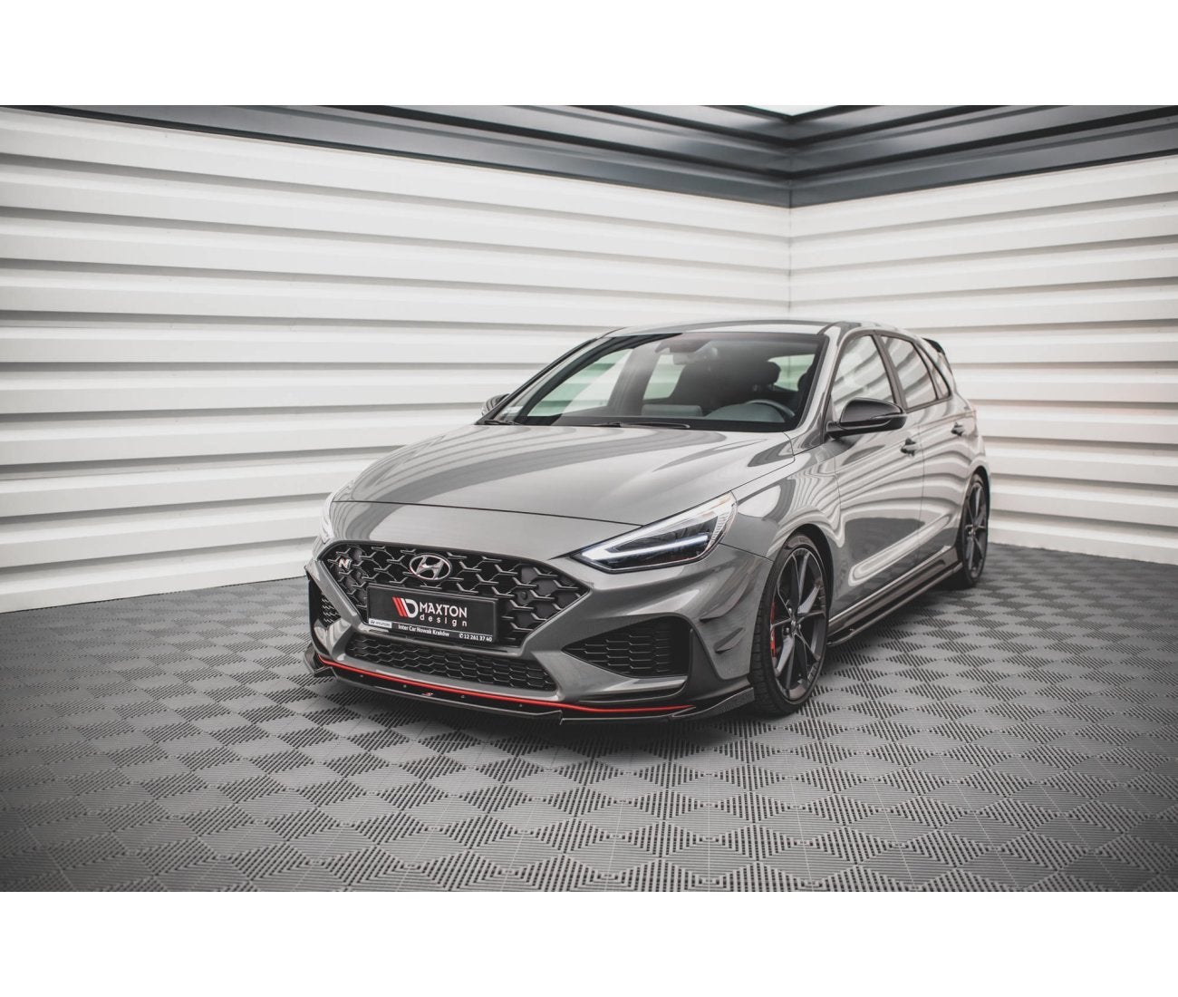 Cup Spoilerlippe Front Ansatz V.2 für Hyundai I30 N Hatchback/Fastback Mk3 Facelift