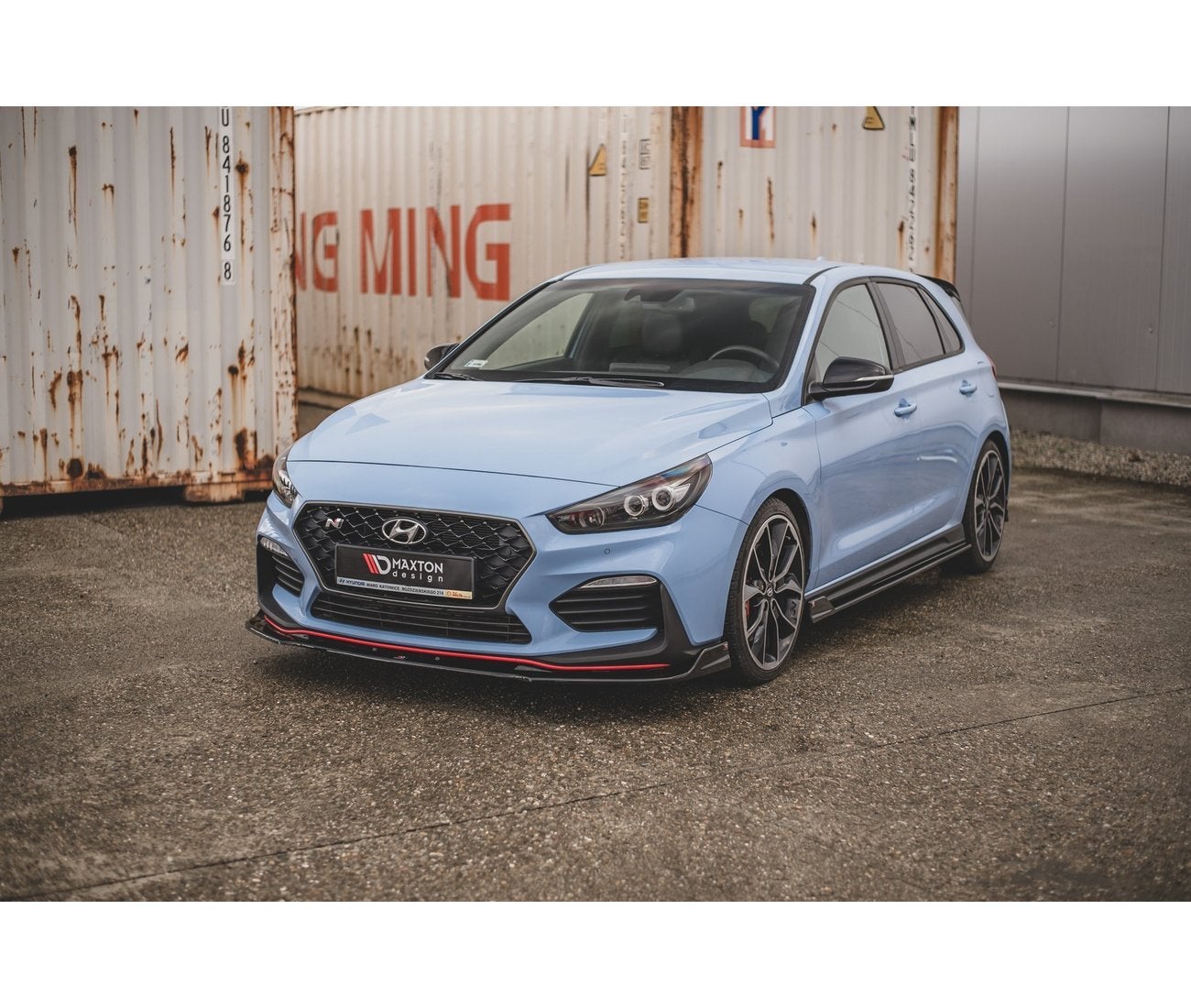 Cup Spoilerlippe Front Ansatz V.3 für Hyundai I30 N Mk3 Hatchback/ Fastback