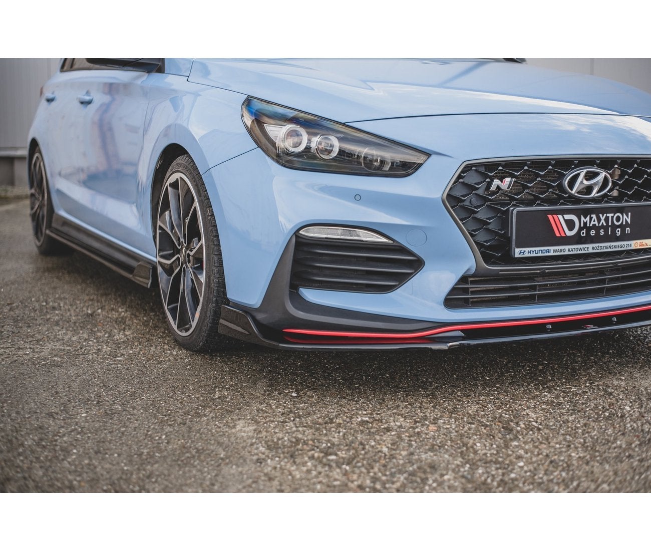 Cup Spoilerlippe Front Ansatz V.3 für Hyundai I30 N Mk3 Hatchback/ Fastback