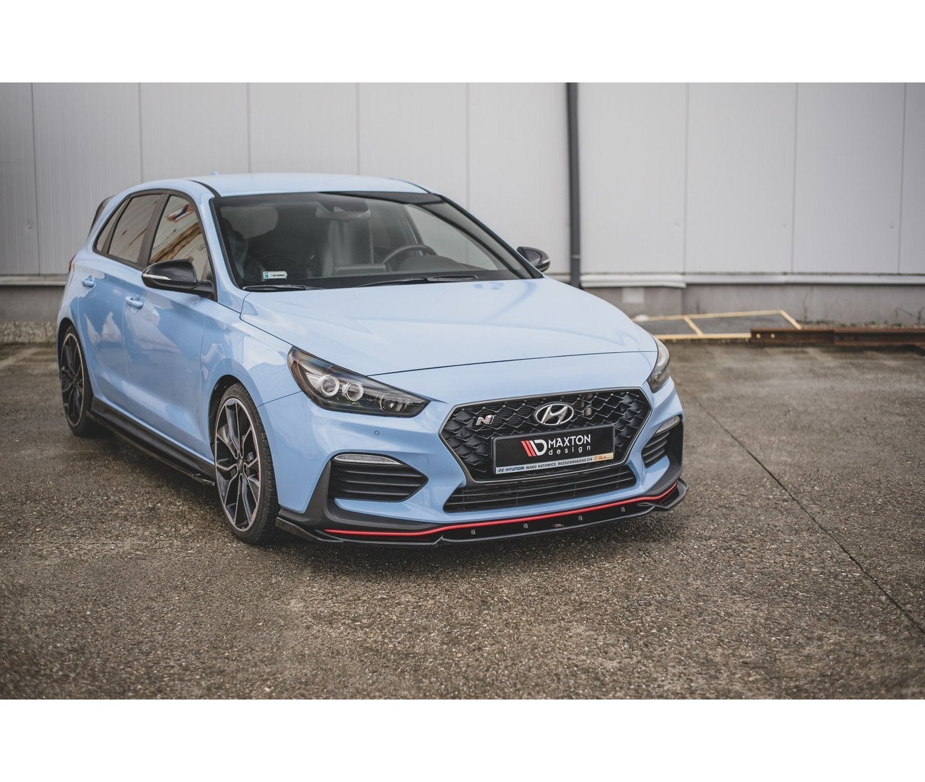 Cup Spoilerlippe Front Ansatz V.5 für Hyundai I30 N Mk3 Hatchback/ Fastback