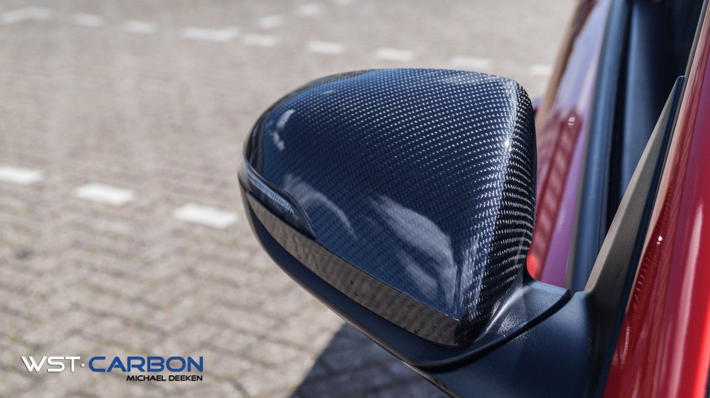 Echtcarbon Cover für Außenspiegel Hyundai I30N PDE montiert